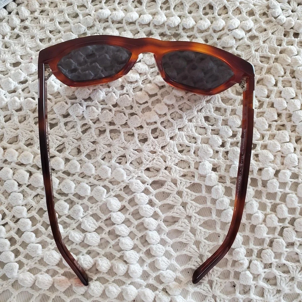 Westward Leaning Sunglasses Womens Brown Tortoise Cat Eye Gray Lenses Japan